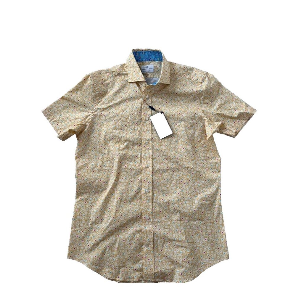 Emanuel Berg By-Byron Modern Fit Shirt Yellow ( 39 / 16.5 )